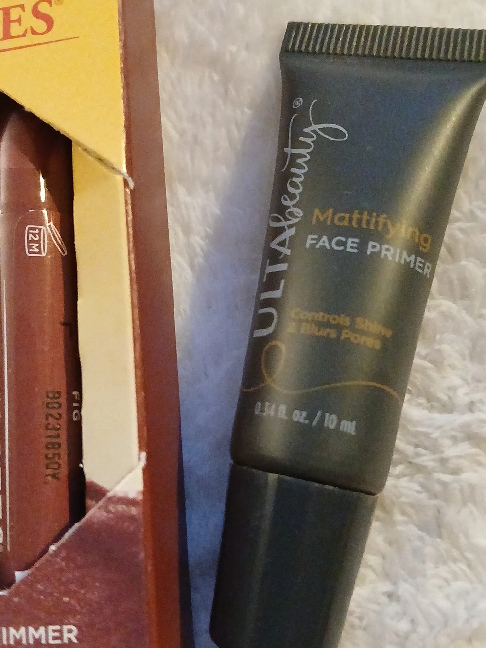 💥 Beauty Bundle - Burt's Bees Fig Lip Shimmer, Caffeine Stick, & Ulta Primer